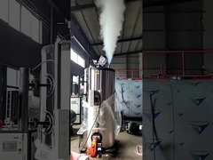 غلاية بخار غاز طبيعي صغيرة أوتوماتيكية بالكامل 3.1 متر مربع 700 * 750 * 1350 مم