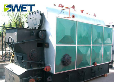 15T Longitudinal Chain Grate Steam Boiler 150℃ Exhaust Temperature