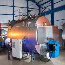 Energy Conservation Diesel Steam Boiler 2t/H Rated Evaporation For Pharmaceutical Industry